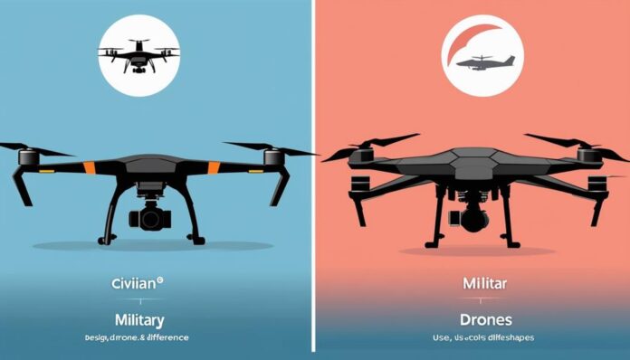 drones civil versus military